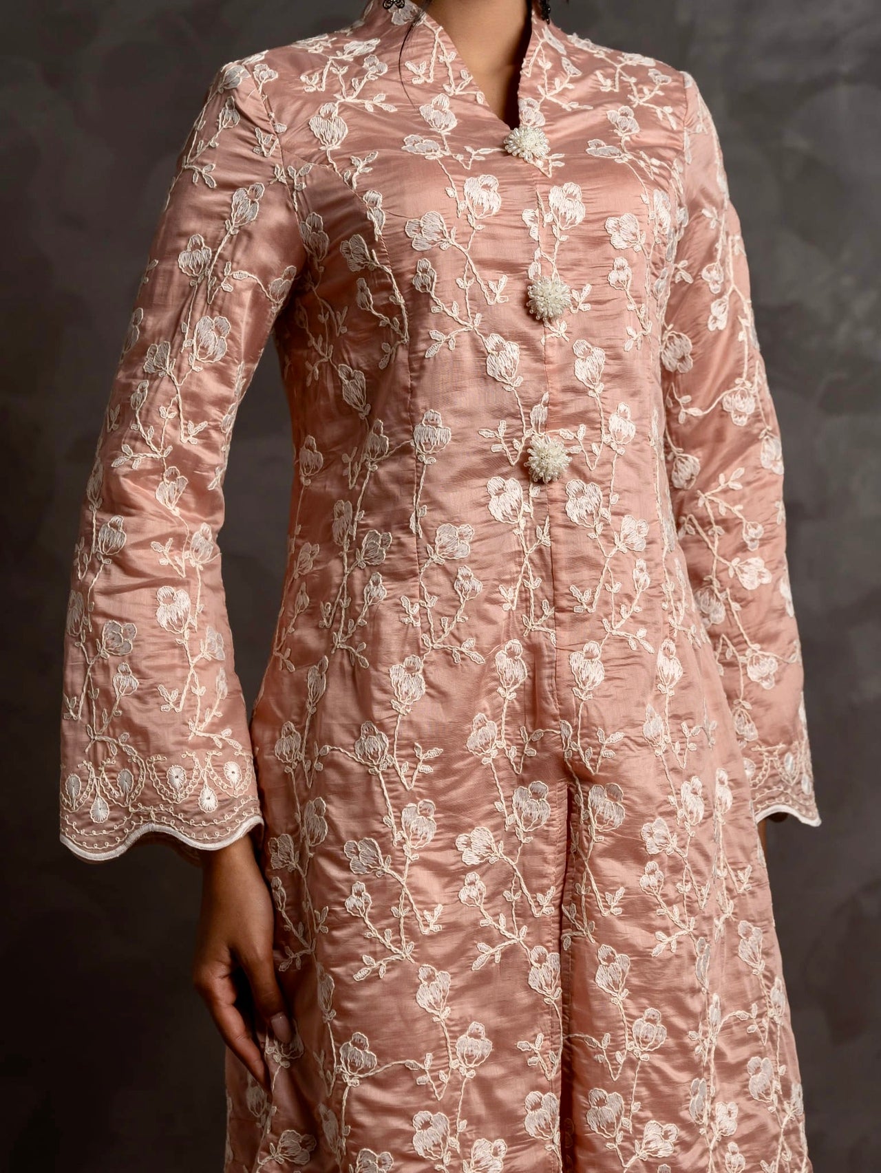 Kebaya Seri Zara - Soft Pink EMANUEL FEMME