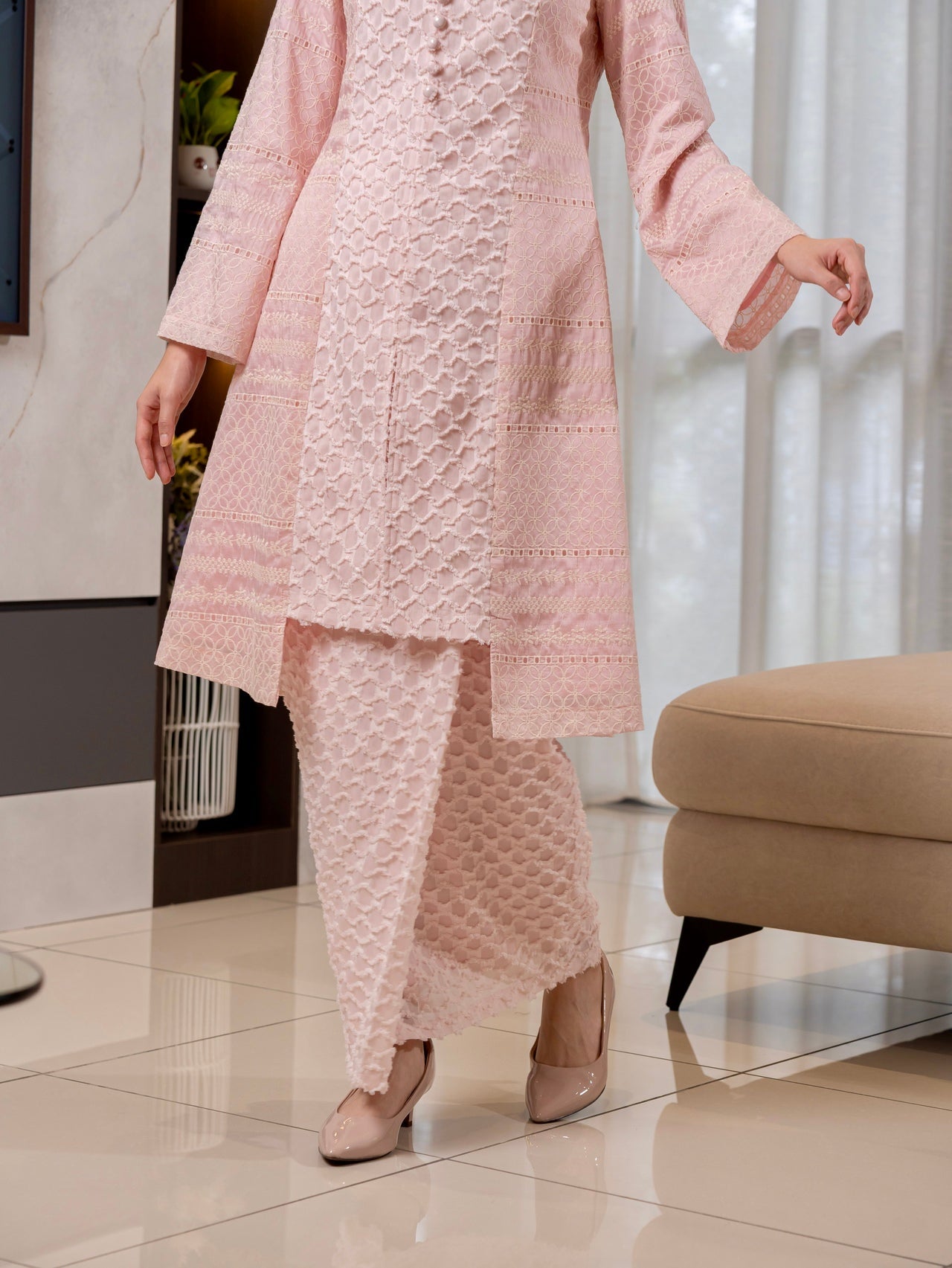 Kebarung Seri Elara - Soft Pink EMANUEL FEMME