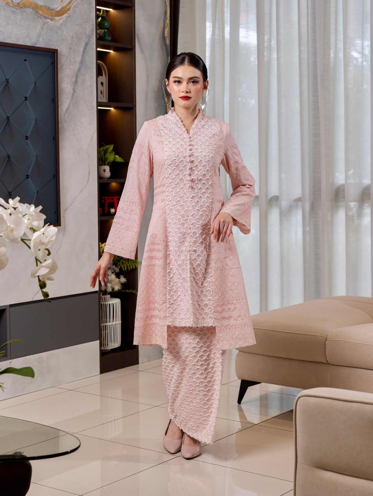 Kebarung Seri Elara - Soft Pink EMANUEL FEMME