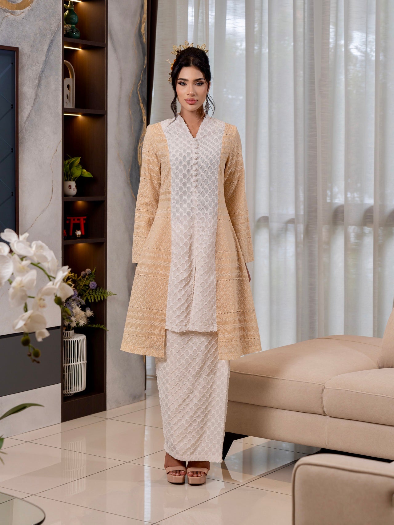 Kebarung Seri Elara - Soft Yellow EMANUEL FEMME
