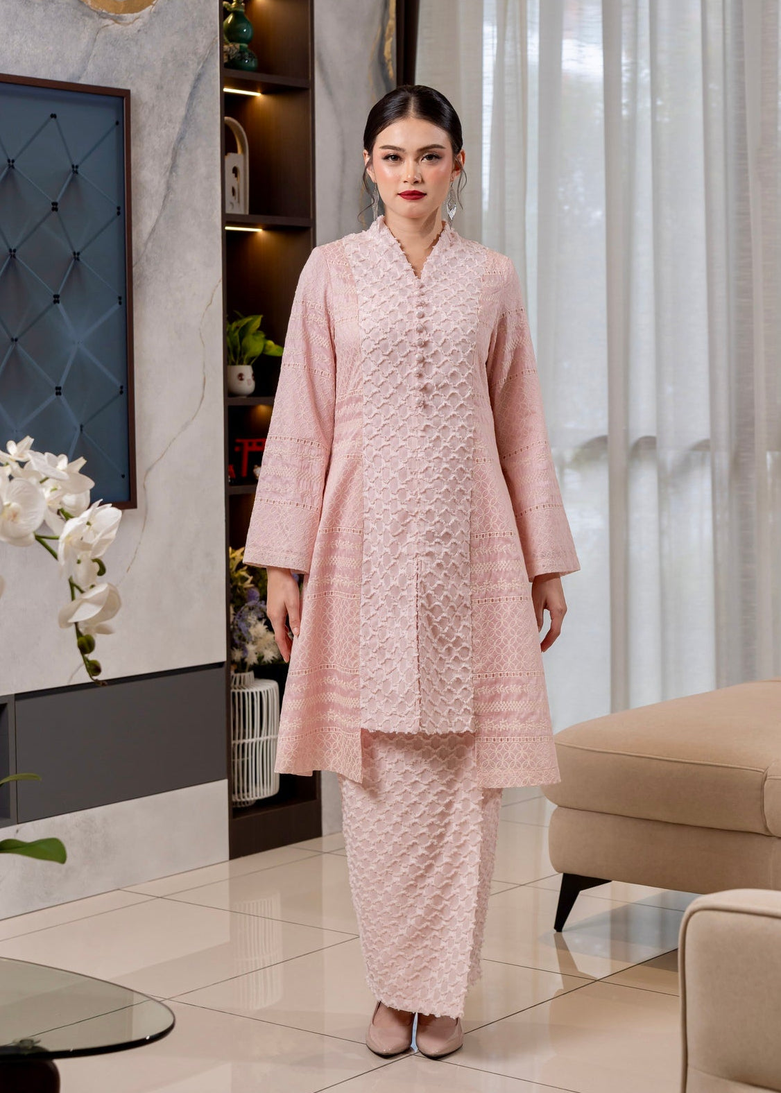 Kebarung Seri Elara - Soft Pink EMANUEL FEMME
