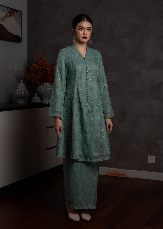 Emanuel Kebarung Seri Dahlia - Teal Blue EMANUEL FEMME