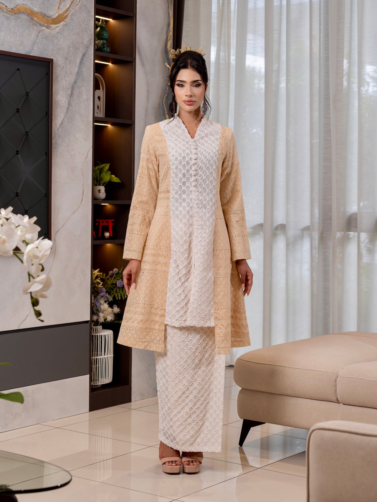 Kebarung Seri Elara - Soft Yellow EMANUEL FEMME