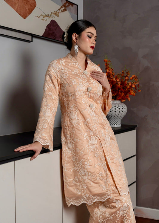 Kebaya Seri Ayura - Champagne Nude EMANUEL FEMME