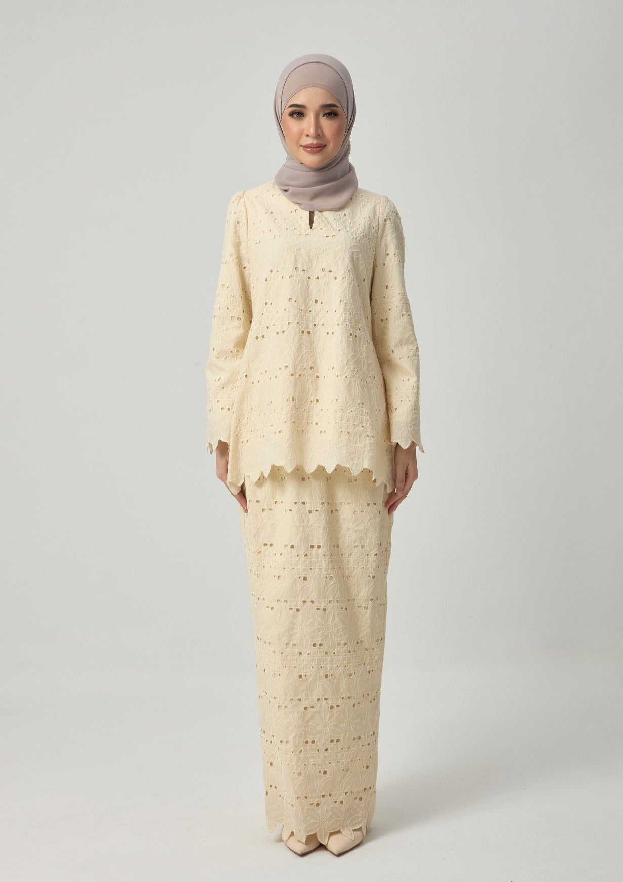 Jarrel Kurung Kedah - Soft Yellow EMANUEL FEMME