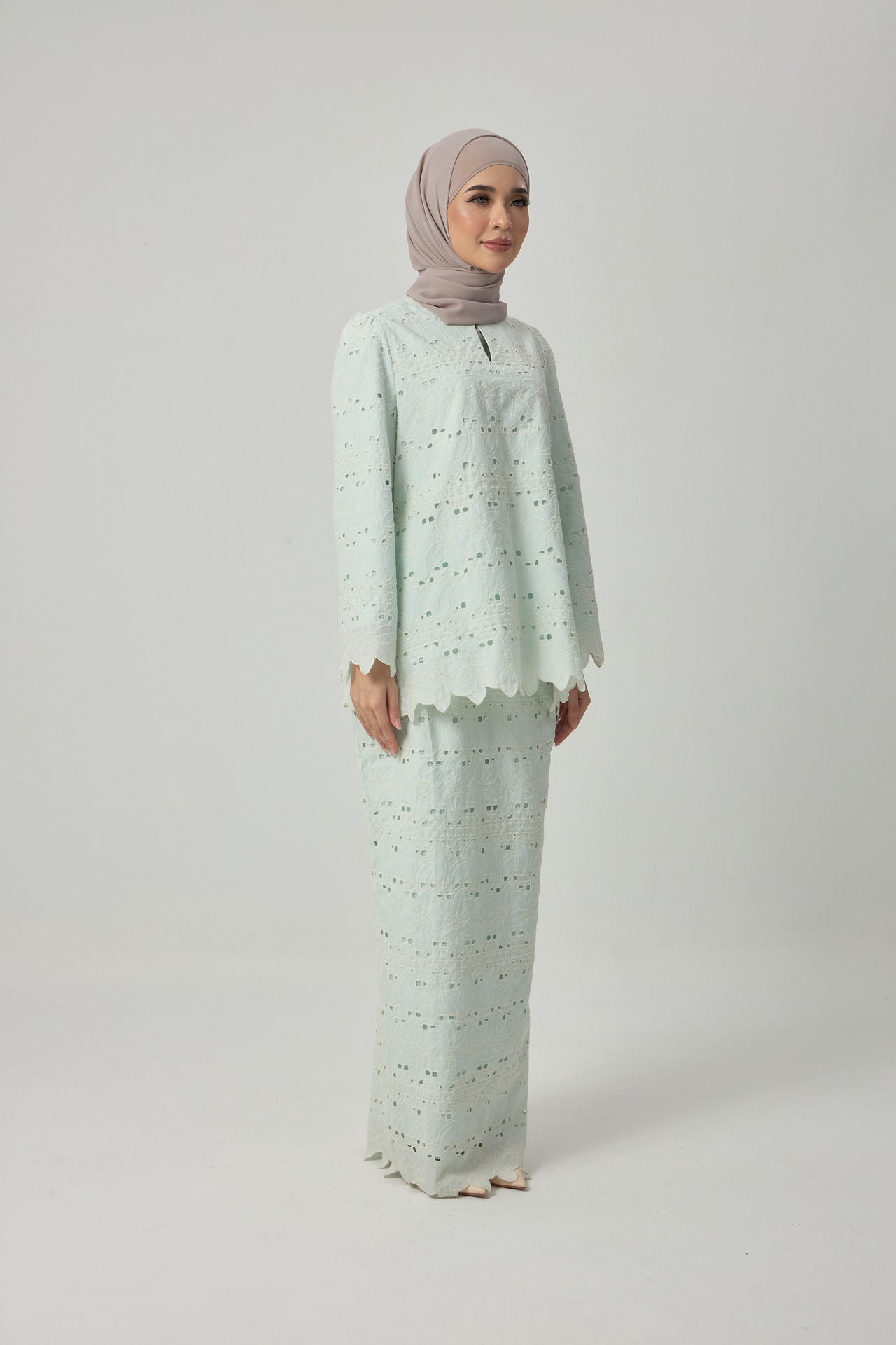 Jarrel Kurung Kedah - Mint Green EMANUEL FEMME