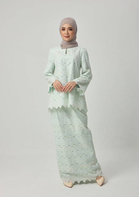 Jarrel Kurung Kedah - Mint Green EMANUEL FEMME