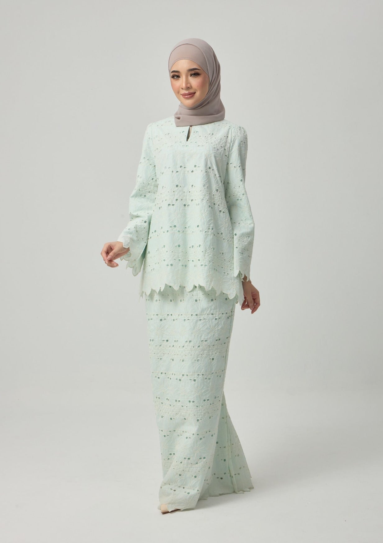 Jarrel Kurung Kedah - Mint Green EMANUEL FEMME