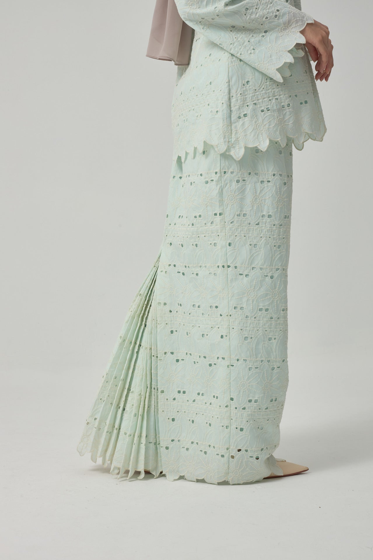 Jarrel Kurung Kedah - Mint Green EMANUEL FEMME