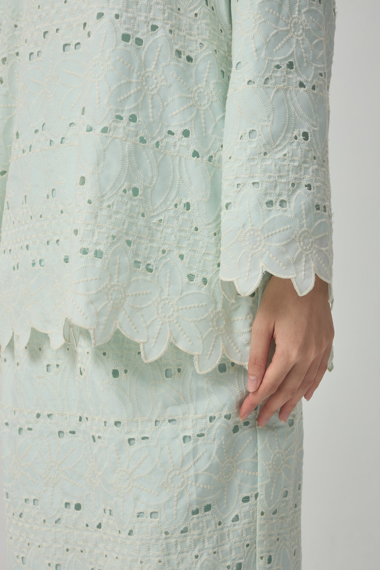 Jarrel Kurung Kedah - Mint Green EMANUEL FEMME