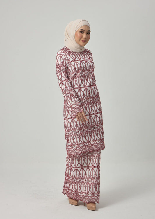 Levin Kurung Modern - Red EMANUEL FEMME