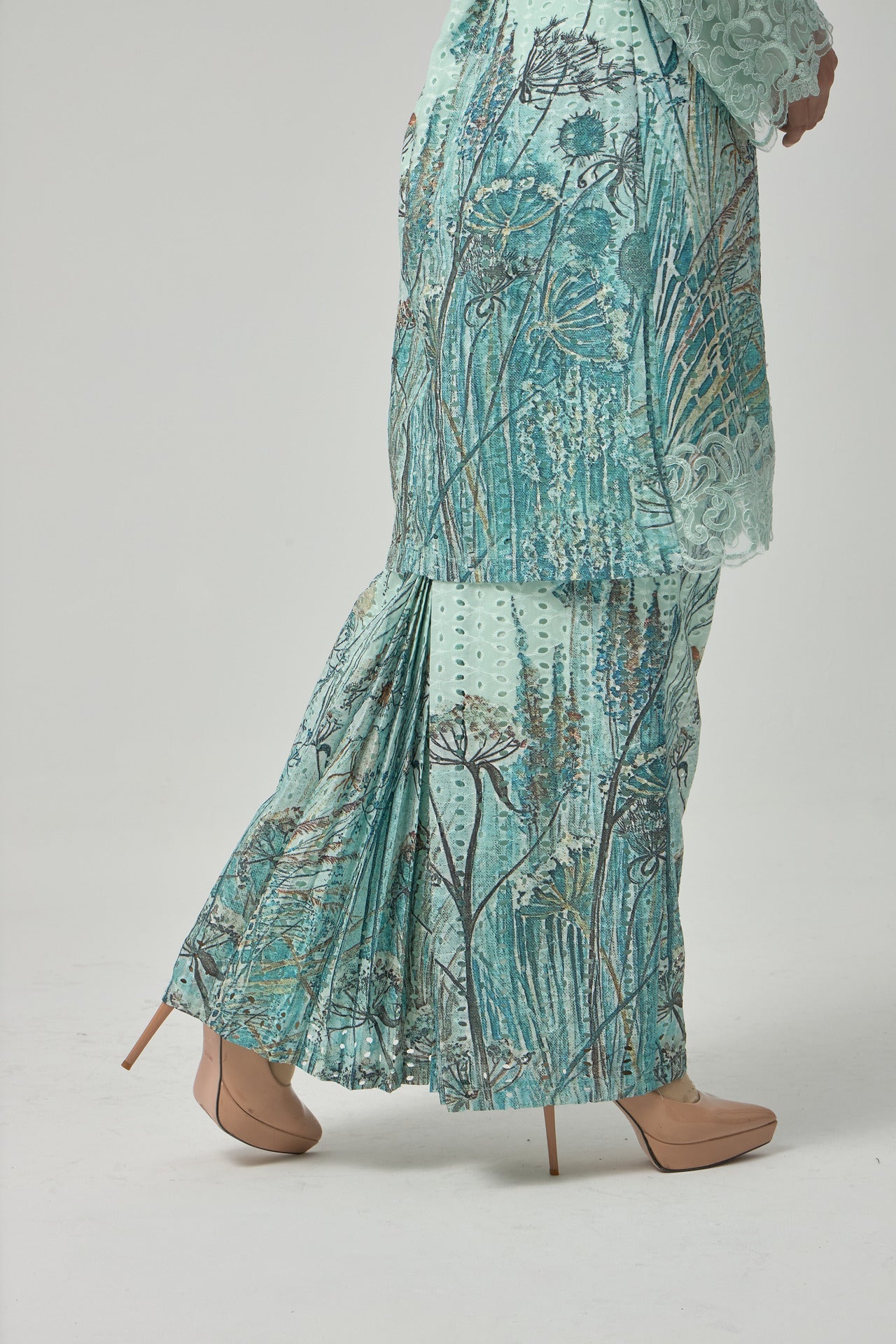 {LIMITED EDITION} Dandelion Kurung Modern - Mint Green EMANUEL FEMME