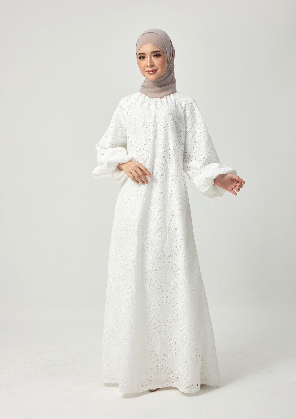 Luna Dress - White EMANUEL FEMME