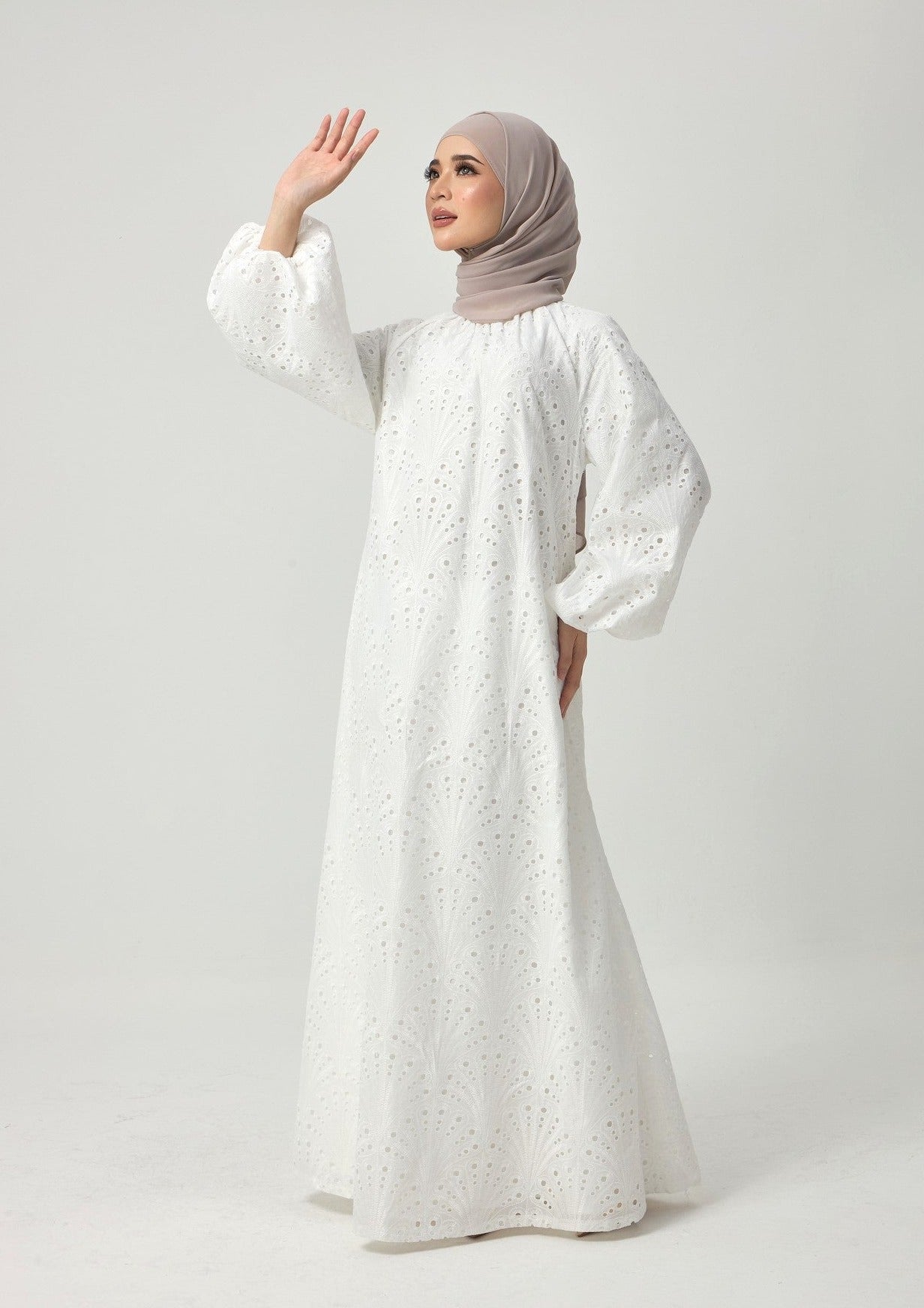 Luna Dress - White EMANUEL FEMME