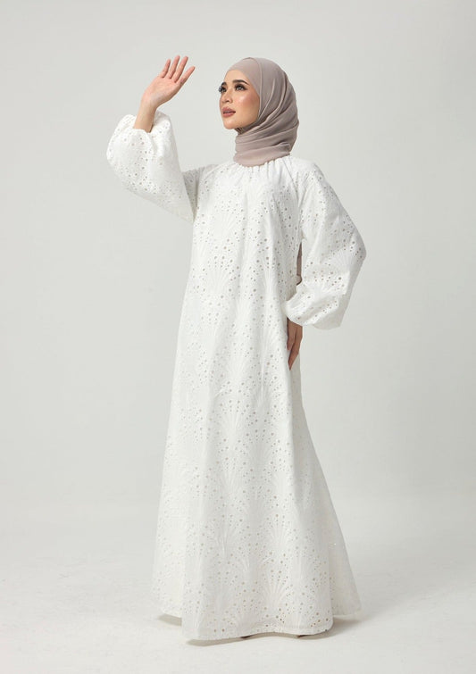 Luna Dress - White EMANUEL FEMME