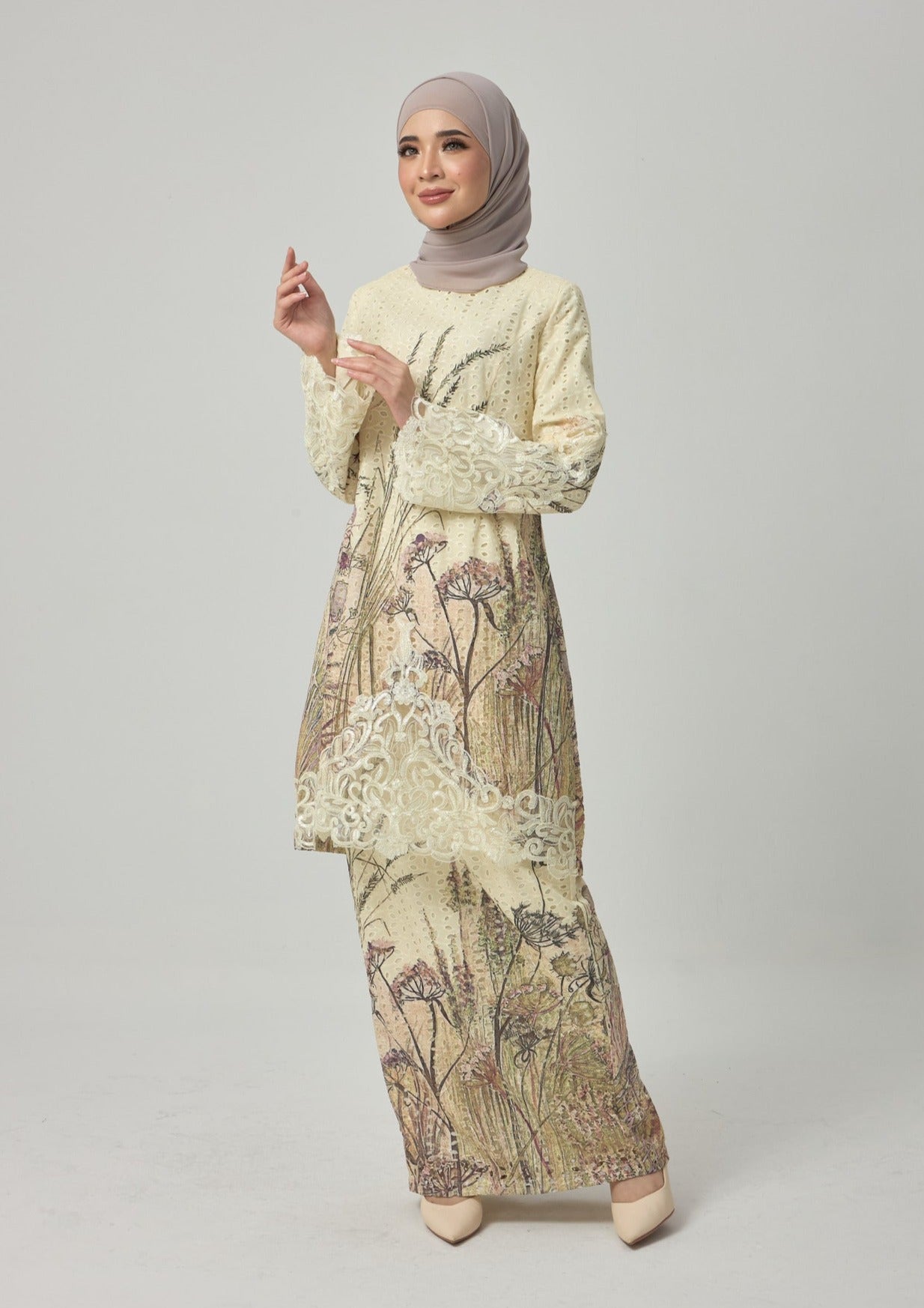 {LIMITED EDITION} Dandelion Kurung Modern - Mustard Yellow EMANUEL FEMME