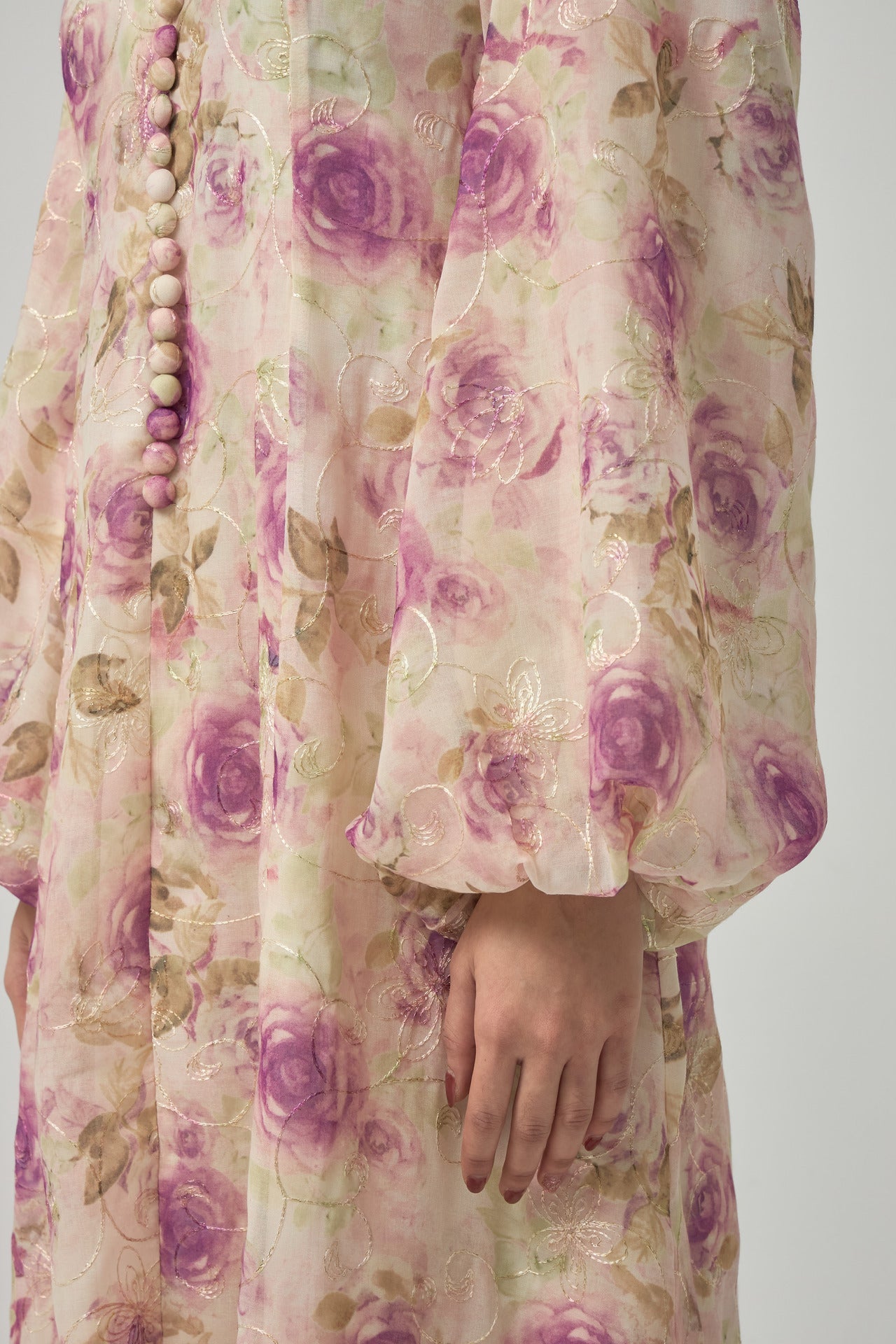 Femme Silk Dress - Purple EMANUEL FEMME